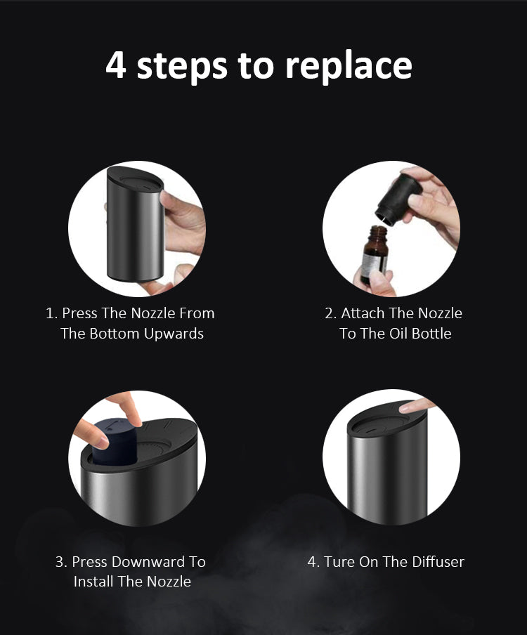 AROMAIR Essential Oil Diffuser - 100% Waterless