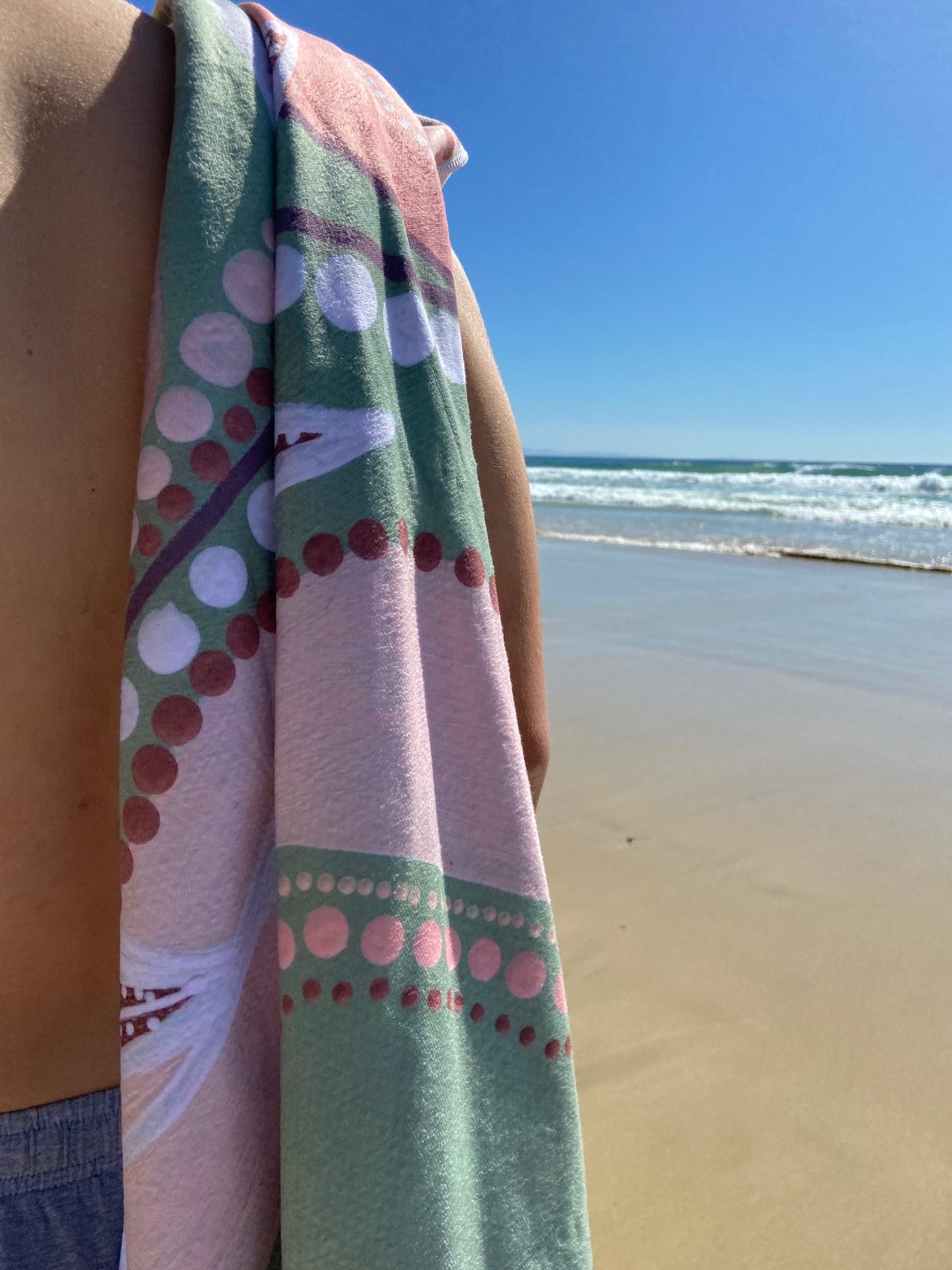 Sand Free Beach Towel - Rainforest Dreaming