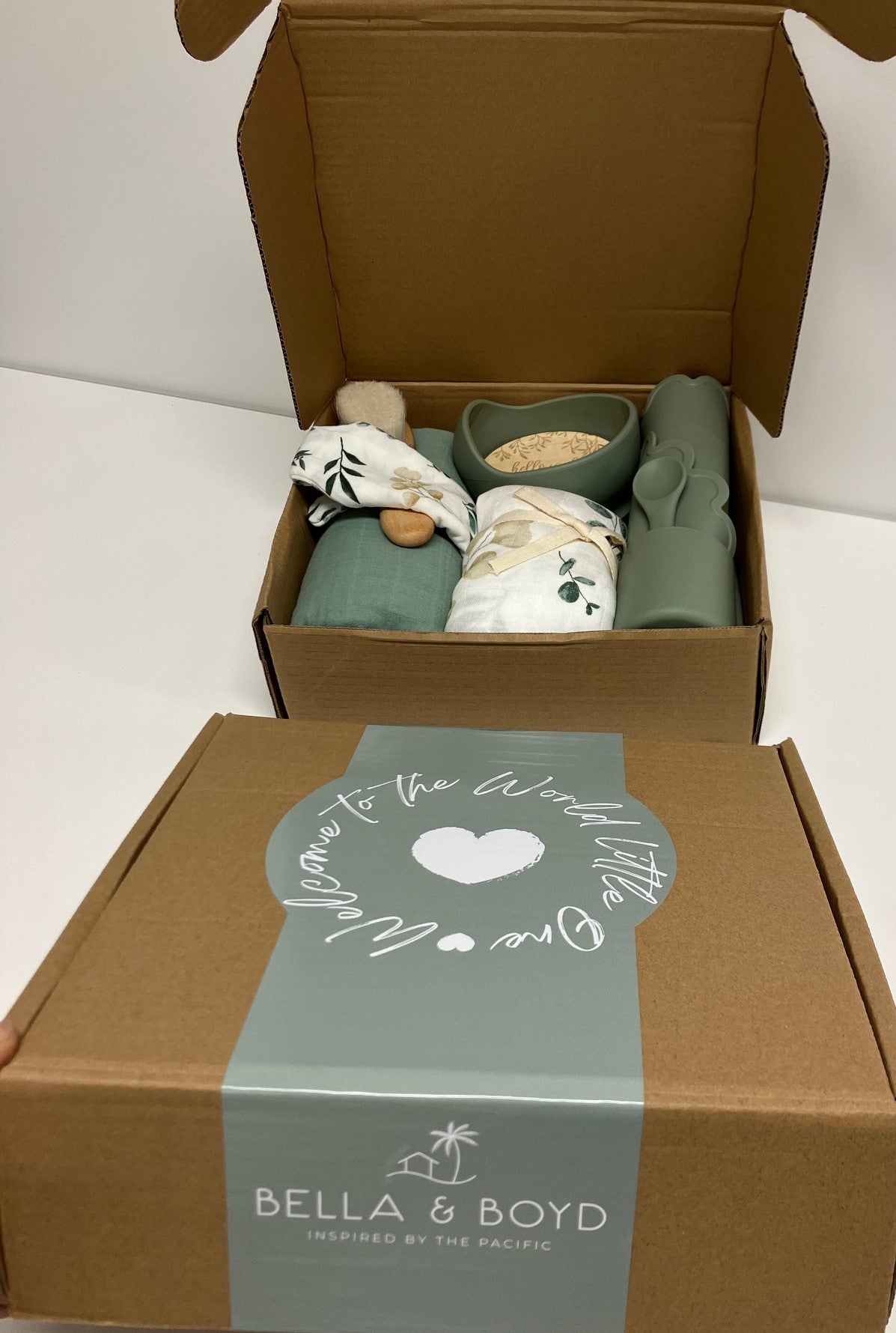 The Ultimate Baby Shower Gift Box - Olive Tones