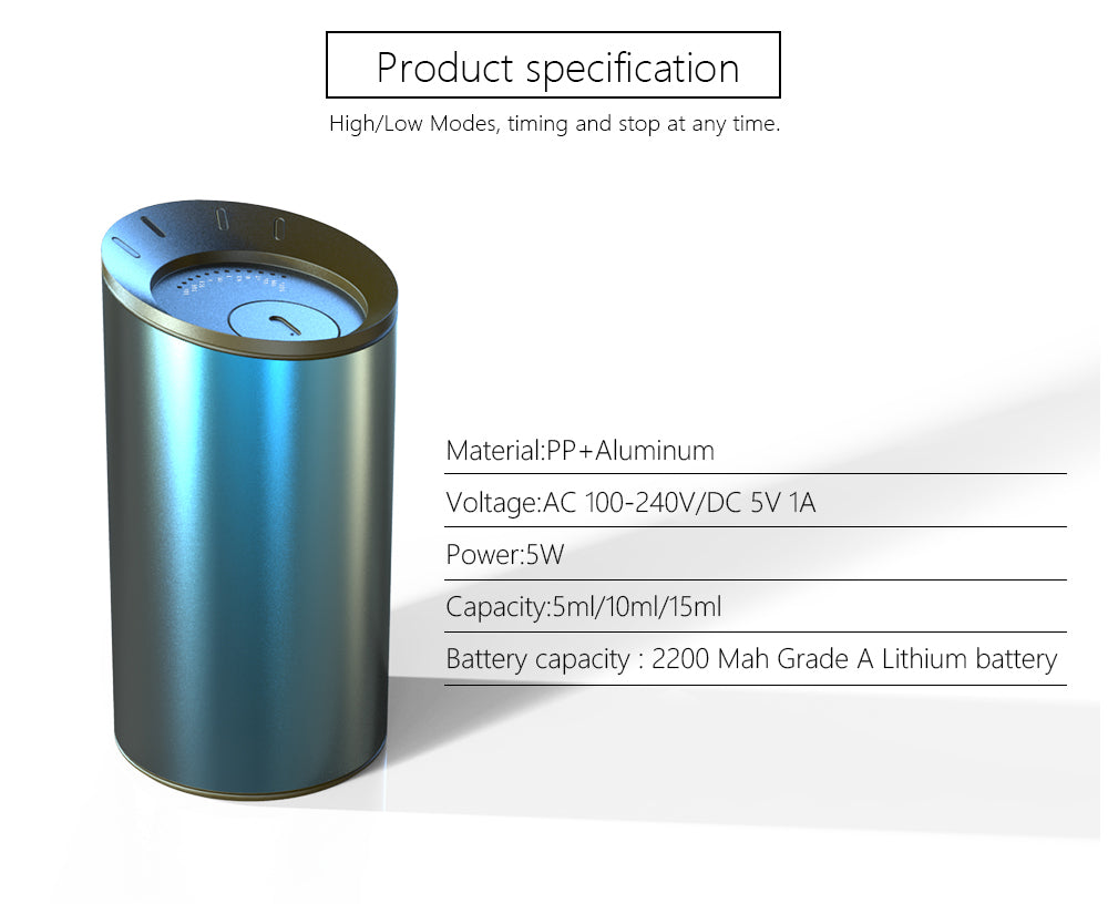 AROMAIR Essential Oil Diffuser - 100% Waterless